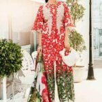 3 Piece Unstitched Embroidered Lawn Suit | MPT-2606-B