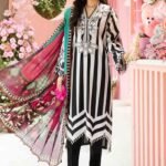 3 Piece Unstitched Embroidered Lawn Suit | MPT-2609-B