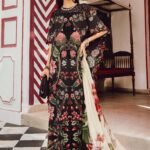 3 Piece Unstitched Embroidered Cambric Suit | MPT-2709-B