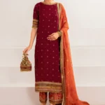 Baroque Exclusive Embroidered || UF-698