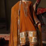 Charizma Signora Premium Embroidered Velvet Unstitched 3Pc Suit CVT5-04