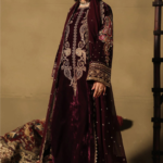 Charizma Signora Premium Embroidered Velvet Unstitched 3Pc Suit CVT5-06