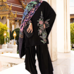 3 Piece Unstitched Embroidered Twill Linen Suit