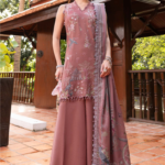 3 Piece Unstitched Embroidered Twill Linen Suit