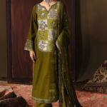 Charizma Signora Premium Embroidered Velvet Unstitched 3Pc Suit CVT5-02