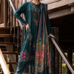 3 Piece Unstitched Embroidered Twill Linen Suit