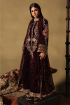 Charizma Signora Premium Embroidered Velvet Unstitched 3Pc Suit CVT5-06
