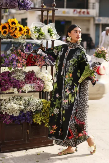 Zaha Festive Lawn’26 | Wildflower Collection || MIDNIGHT BLOOM (ZF26-04)